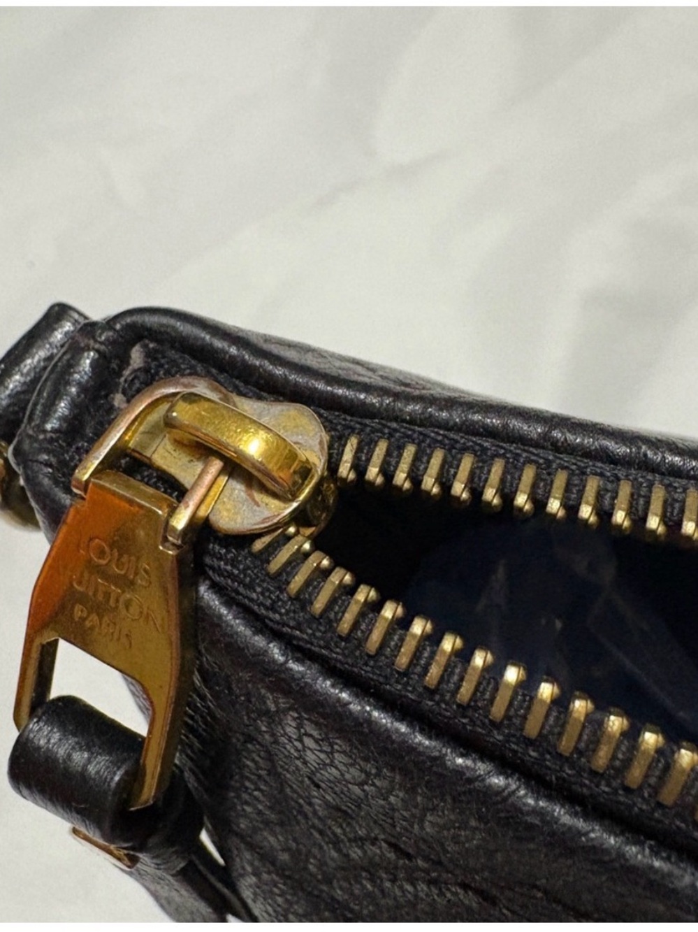 Louis Vuitton Mazarine Black Leather Handbag - Picture 12 of 16